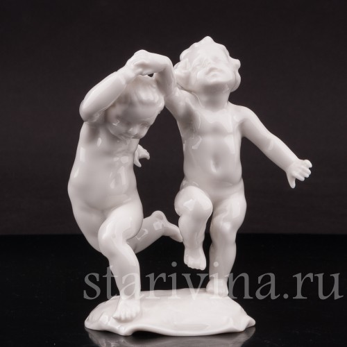 Фарфоровая фигурка Танцующие дети, Hutschenreuther, Германия, 1955-69 гг.