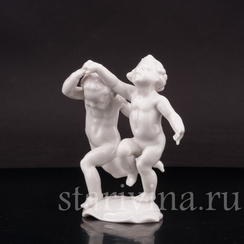 Фарфоровая фигурка Танцующие дети, Hutschenreuther, Германия, 1955-69 гг.