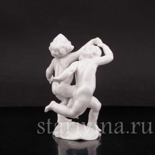 Фарфоровая фигурка Танцующие дети, Hutschenreuther, Германия, 1955-69 гг.