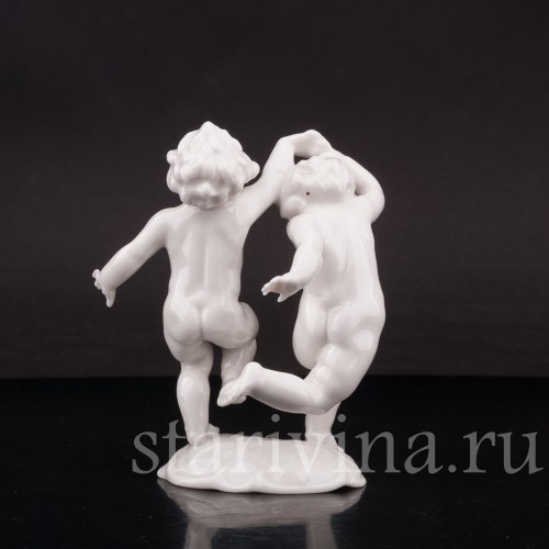 Фарфоровая фигурка Танцующие дети, Hutschenreuther, Германия, 1955-69 гг.