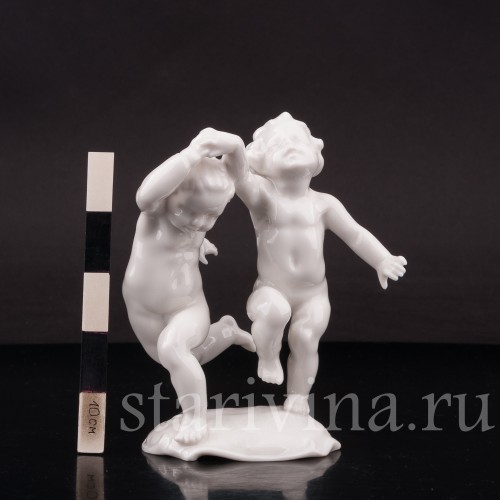 Фарфоровая фигурка Танцующие дети, Hutschenreuther, Германия, 1955-69 гг.