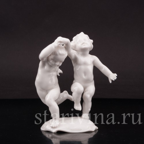 Фарфоровая фигурка Танцующие дети, Hutschenreuther, Германия, 1955-69 гг.