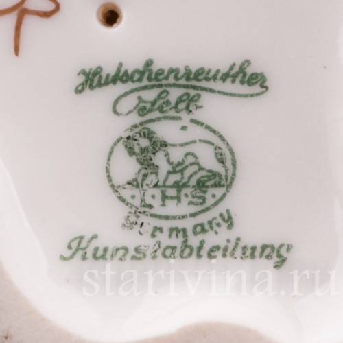 Фарфоровая статуэтка Мюнхгаузен ня ядре, Hutschenreuther, Германия, 1955-69 гг.