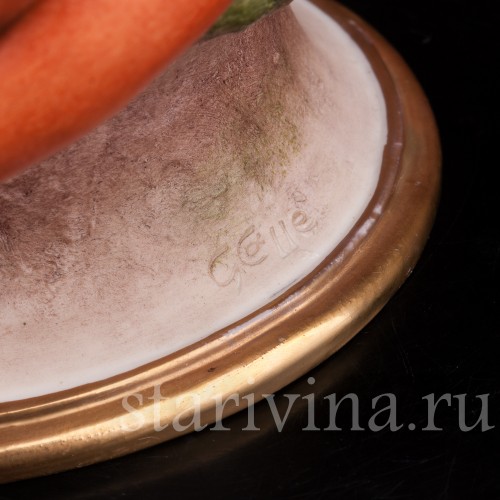 Бисквитная статуэтка Девушка с голубем, Giuseppe Cappe, Италия, 1959 г.