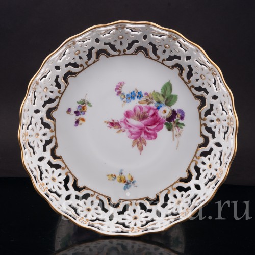 Фарфоровая ваза-фруктовница Дети в хороводе, Meissen, Германия, сер. 19 - нач. 20 вв.