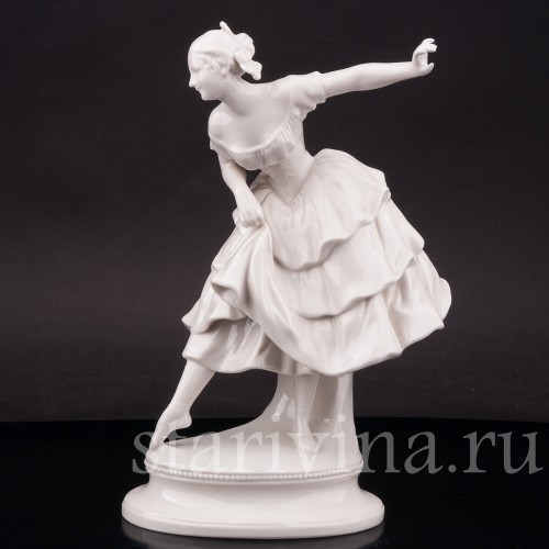 Фарфоровая статуэтка балерины Фанни Эльслер, Schwarzburger, Германия, нач. 20 в.