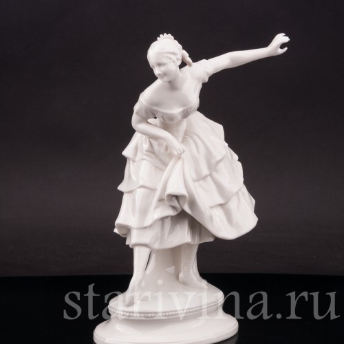 Фарфоровая статуэтка балерины Фанни Эльслер, Schwarzburger, Германия, нач. 20 в.