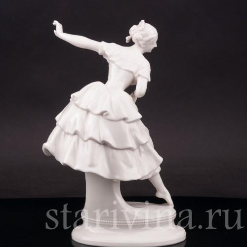 Фарфоровая статуэтка балерины Фанни Эльслер, Schwarzburger, Германия, нач. 20 в.
