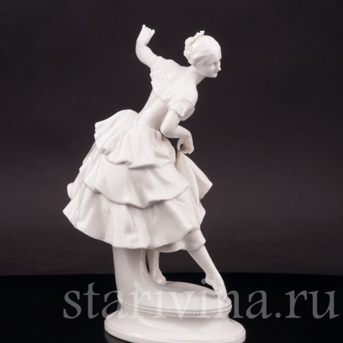 Фарфоровая статуэтка балерины Фанни Эльслер, Schwarzburger, Германия, нач. 20 в.