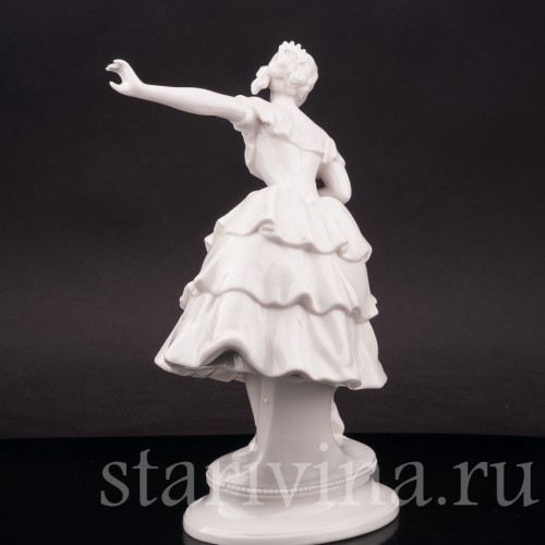 Фарфоровая статуэтка балерины Фанни Эльслер, Schwarzburger, Германия, нач. 20 в.