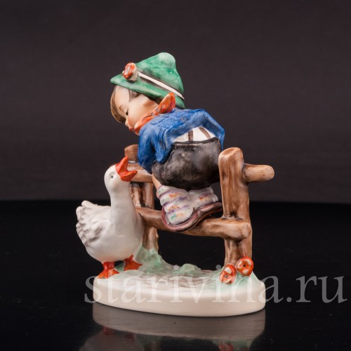 Фарфоровая фигурка Маленький трусишка, Goebel, Германия, 1990 гг.