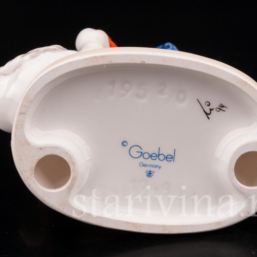 Фарфоровая фигурка Маленький трусишка, Goebel, Германия, 1990 гг.