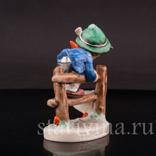 Фарфоровая фигурка Маленький трусишка, Goebel, Германия, 1990 гг.