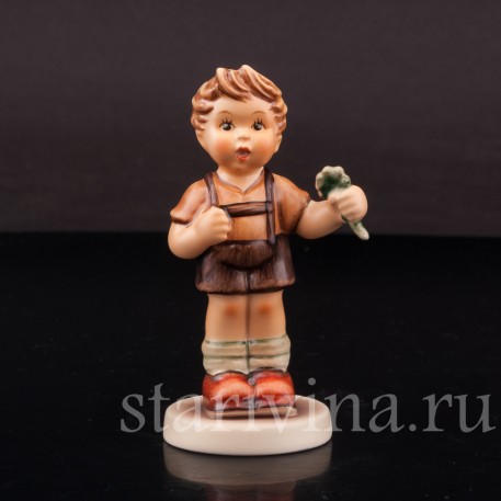 Фигурка мальчика из фарфора "Желаю удачи!", Goebel, Германия, кон. 20 в.