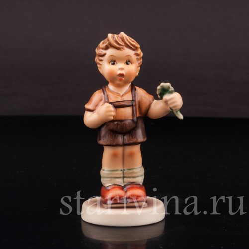 Фигурка мальчика из фарфора "Желаю удачи!", Goebel, Германия, кон. 20 в.