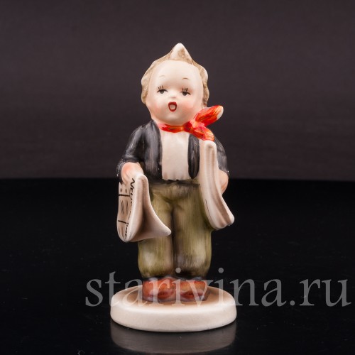 Фигурка из фарфора Мальчик с газетами, Napco, Япония, 1950-1959 гг.