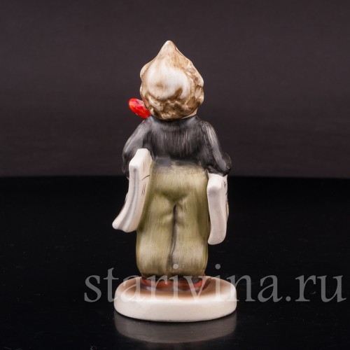 Фигурка из фарфора Мальчик с газетами, Napco, Япония, 1950-1959 гг.