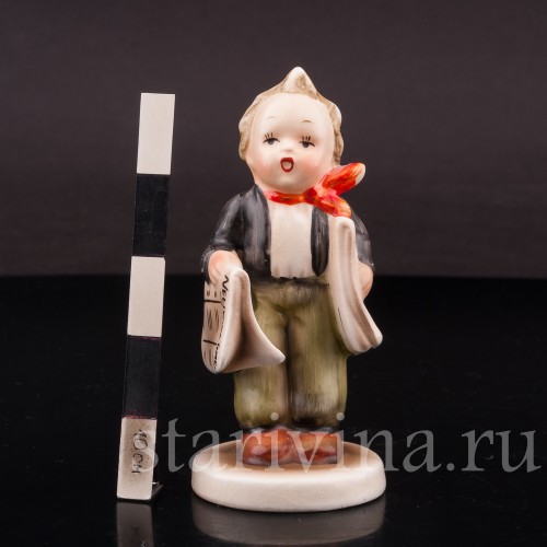 Фигурка из фарфора Мальчик с газетами, Napco, Япония, 1950-1959 гг.