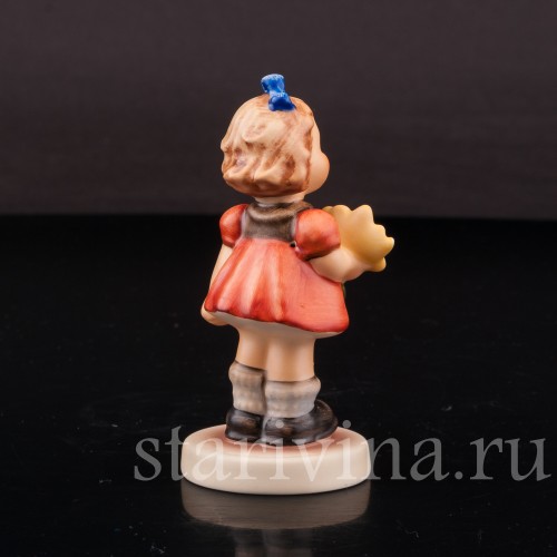 Фигурка из фарфора Девочка с подсолнухом, Goebel, Германия, 2003 г.
