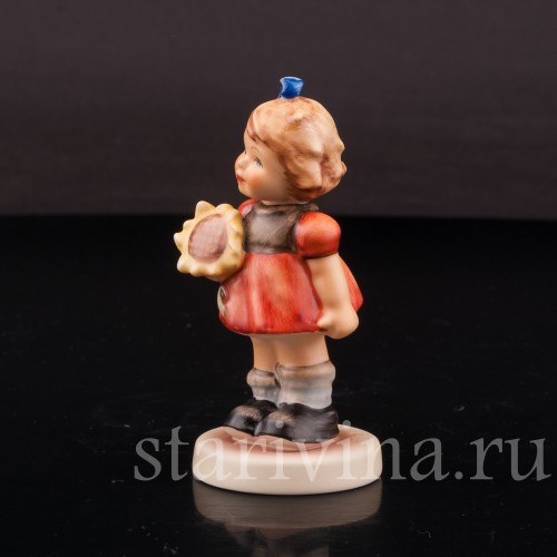 Фигурка из фарфора Девочка с подсолнухом, Goebel, Германия, 2003 г.