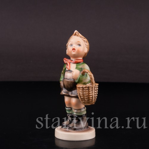 Фигурка из фарфора За грибами, Goebel, Германия, 1960-72 гг.