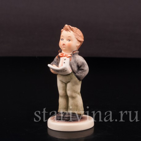 Фигурка из фарфора Маленький певец, Goebel, Германия, 1990 гг.