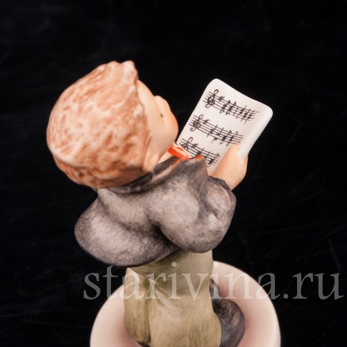 Фигурка из фарфора Маленький певец, Goebel, Германия, 1990 гг.