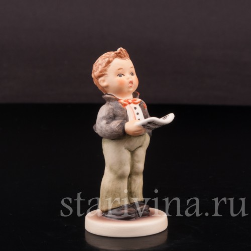 Фигурка из фарфора Маленький певец, Goebel, Германия, 1990 гг.