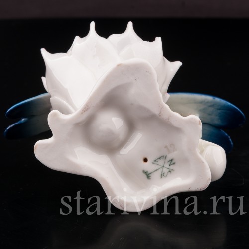 Стрекоза на цветке, Karl Ens, Германия, 1920-30 гг