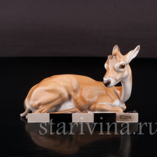 Фарфоровая статуэтка Антилопа, Nymphenburg, Германия, 1970 гг.