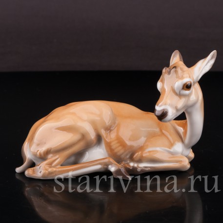 Фарфоровая статуэтка Антилопа, Nymphenburg, Германия, 1970 гг.