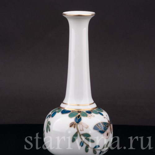 Ваза из фарфора Бабочка, Karl Ens, Германия, нач. 20 в.