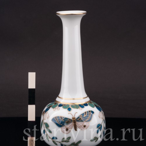 Ваза из фарфора Бабочка, Karl Ens, Германия, нач. 20 в.