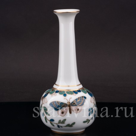 Ваза из фарфора Бабочка, Karl Ens, Германия, нач. 20 в.