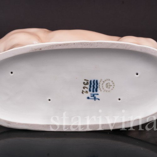 Статуэтка из фарфора Конь на ветру, Royal Copenhagen, Дания, 1969-74 гг.