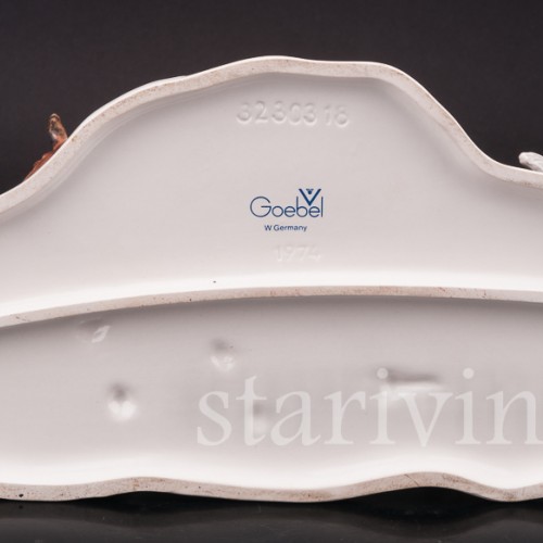 Фигурка из фарфора Лощадь с жеребёнком, Goebel, Германия, вт. пол. 20 в.