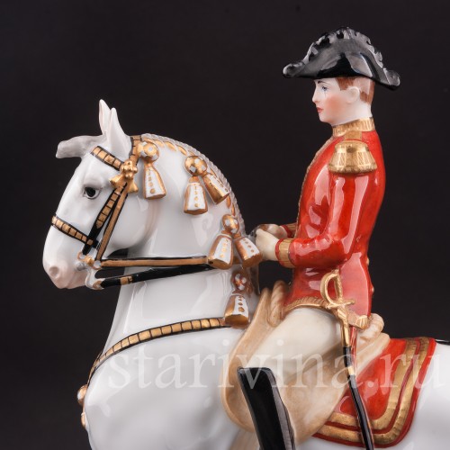 Фарфоровая статуэтка Пируэт, испанская школа верховой езды, Augarten, Австрия, сер. 20 в.