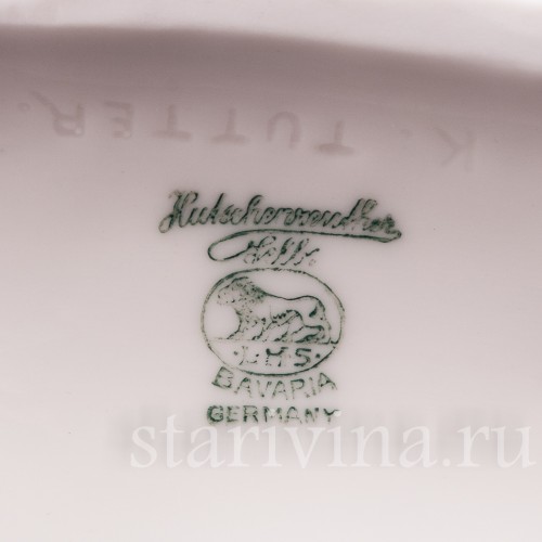 Фарфоровая статуэтка Лежащий лось, Hutschenreuther, Германия, 1939 - 1965 гг.