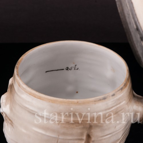 Старинная пивная кружка Грустный редис, 0.5 л, Von Schierholz, Германия, кон. 19 - нач. 20 вв.