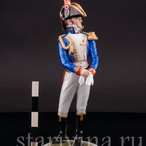 Фарфоровая статуэтка Французский маршал Гувион Сен-Сир, Alka Kaiser, Германия, 1979-90 гг.