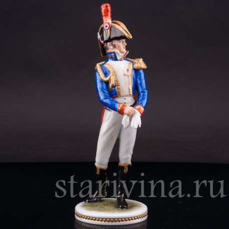 Фарфоровая статуэтка Французский маршал Гувион Сен-Сир, Alka Kaiser, Германия, 1979-90 гг.