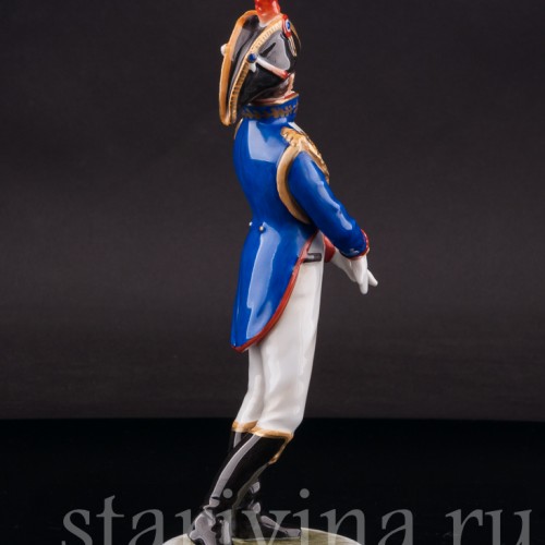 Фарфоровая статуэтка Французский маршал Гувион Сен-Сир, Alka Kaiser, Германия, 1979-90 гг.