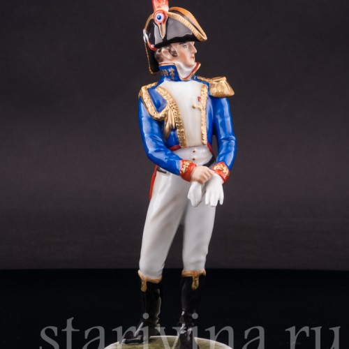 Фарфоровая статуэтка Французский маршал Гувион Сен-Сир, Alka Kaiser, Германия, 1979-90 гг.