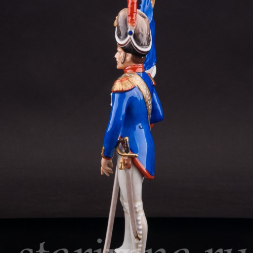 Фарфоровая статуэтка Французский знаменосец, Alka Kaiser, Германия, до 1991 г.