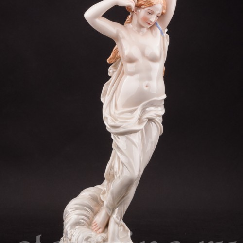 Фарфоровая статуэтка девушки Афродита, Royal Worcester, Великобритания, 1860-70 гг.
