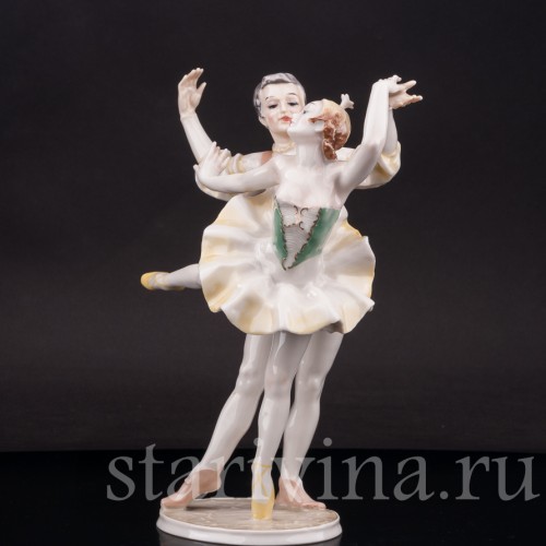 Фарфоровая статуэтка Балетная пара принц и принцесса, Hutschenreuther, Германия, 1965-67 гг.