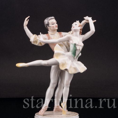 Фарфоровая статуэтка Балетная пара принц и принцесса, Hutschenreuther, Германия, 1965-67 гг.