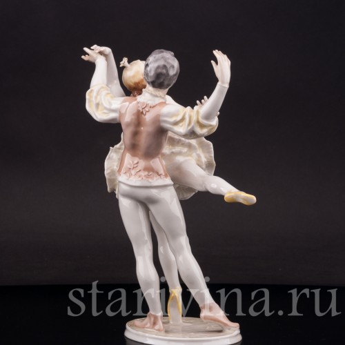 Фарфоровая статуэтка Балетная пара принц и принцесса, Hutschenreuther, Германия, 1965-67 гг.