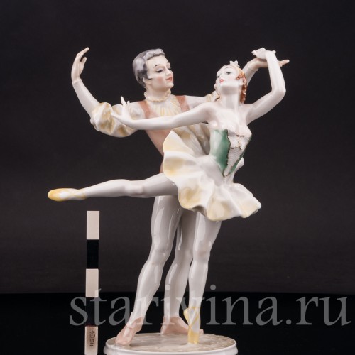 Фарфоровая статуэтка Балетная пара принц и принцесса, Hutschenreuther, Германия, 1965-67 гг.