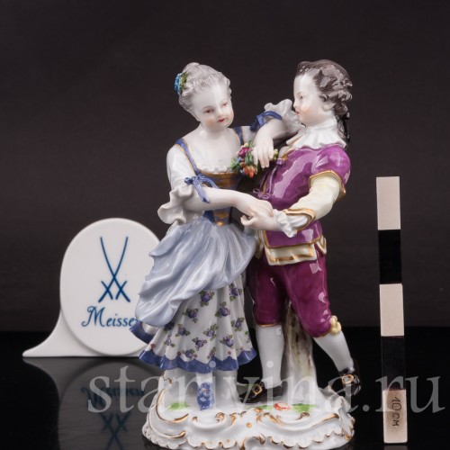 Фарфоровая статуэтка Танцующая пара, Meissen, Германия, 1910 г.